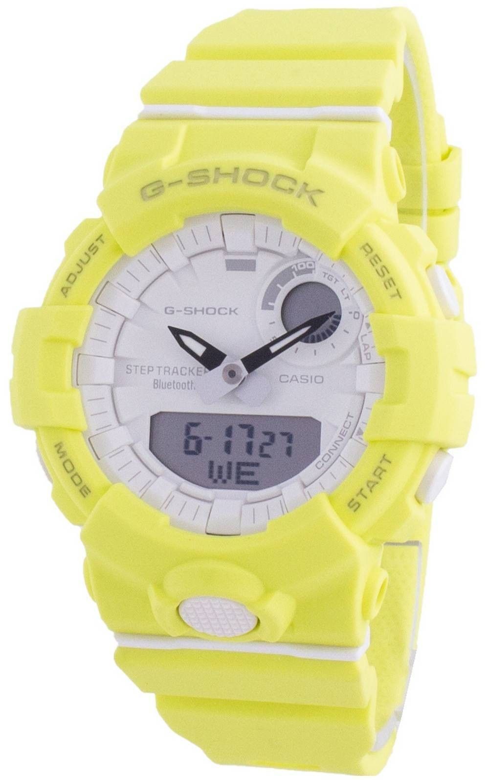 Refurbished Casio G-Shock Analog Digital Resin Strap White Dial Quartz GMA-B800-9A 200M Men's Watch