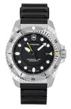 Victorinox Dive Pro Rubber Strap Matt Black Dial Quartz Diver's 241990 300M Men's Watch