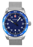 Victorinox Swiss Army Stainless Steel Blue Dial Automatic 242045 100M Men's Watch