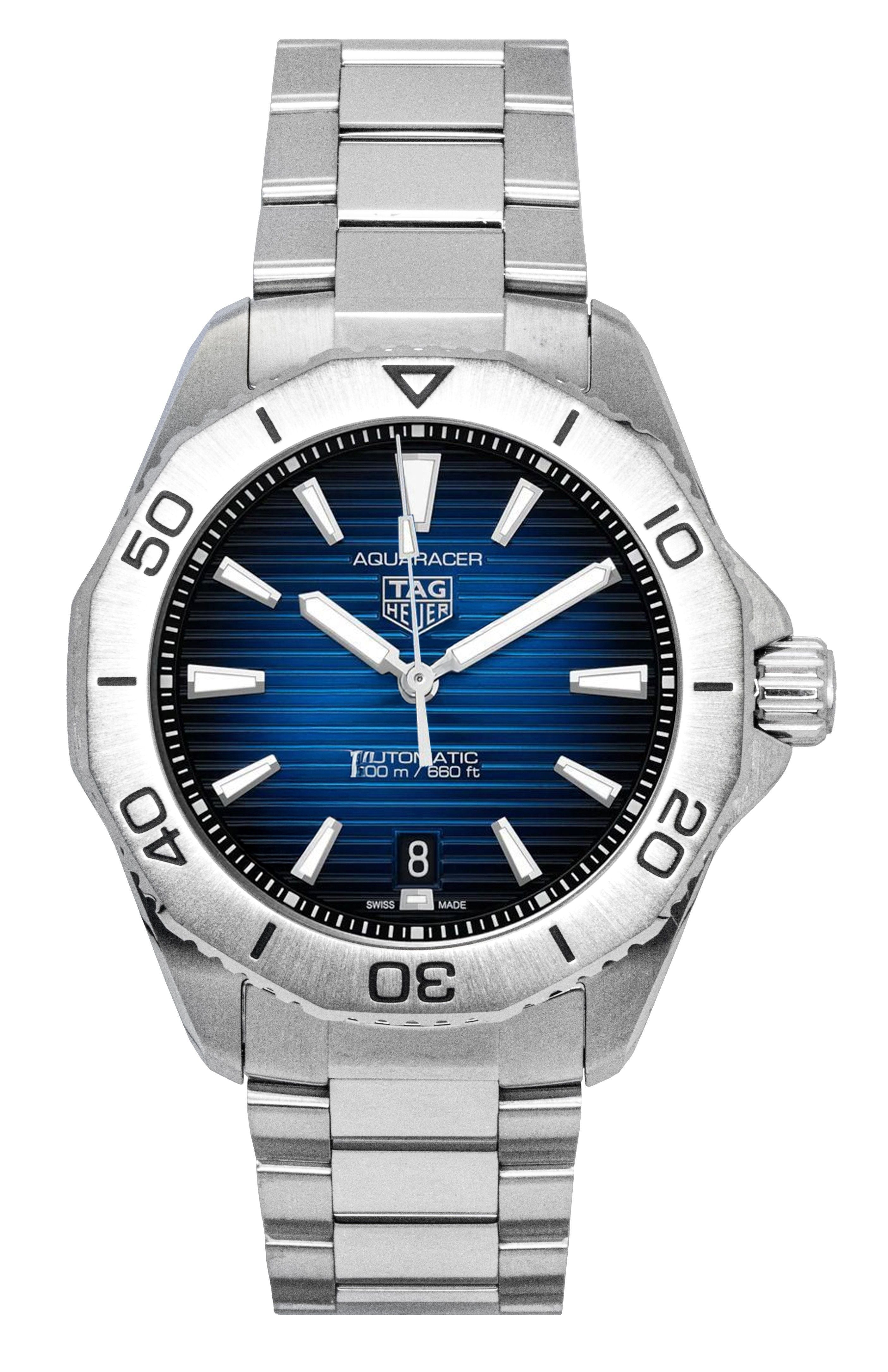 Tag Heuer Aquaracer Stainless Steel Blue Dial Automatic Diver's WBP2111.BA0627 200M Men's Watch