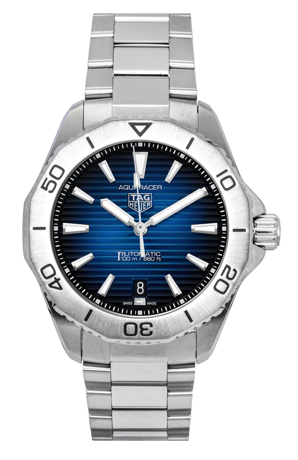 Tag Heuer Aquaracer Stainless Steel Blue Dial Automatic Diver's WBP2111.BA0627 200M Men's Watch