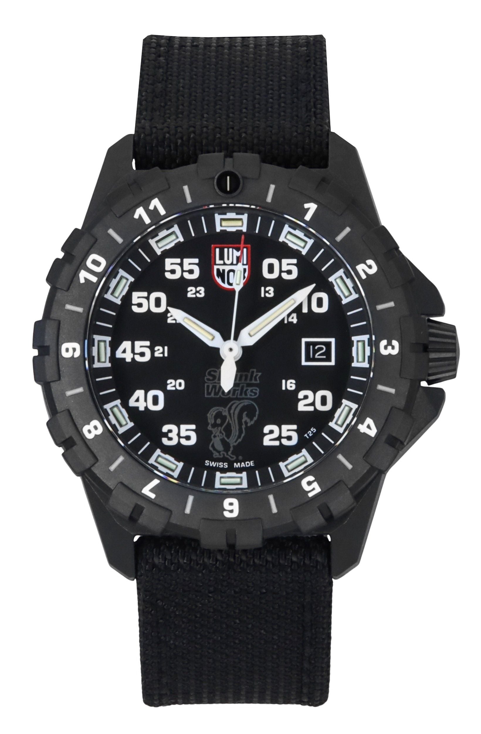 Luminox F117 Nighthawk Skunk Works Heritage Pilot Kevlar Strap Black Dial Quartz XA.6442.H.SET 200M Men's Watch