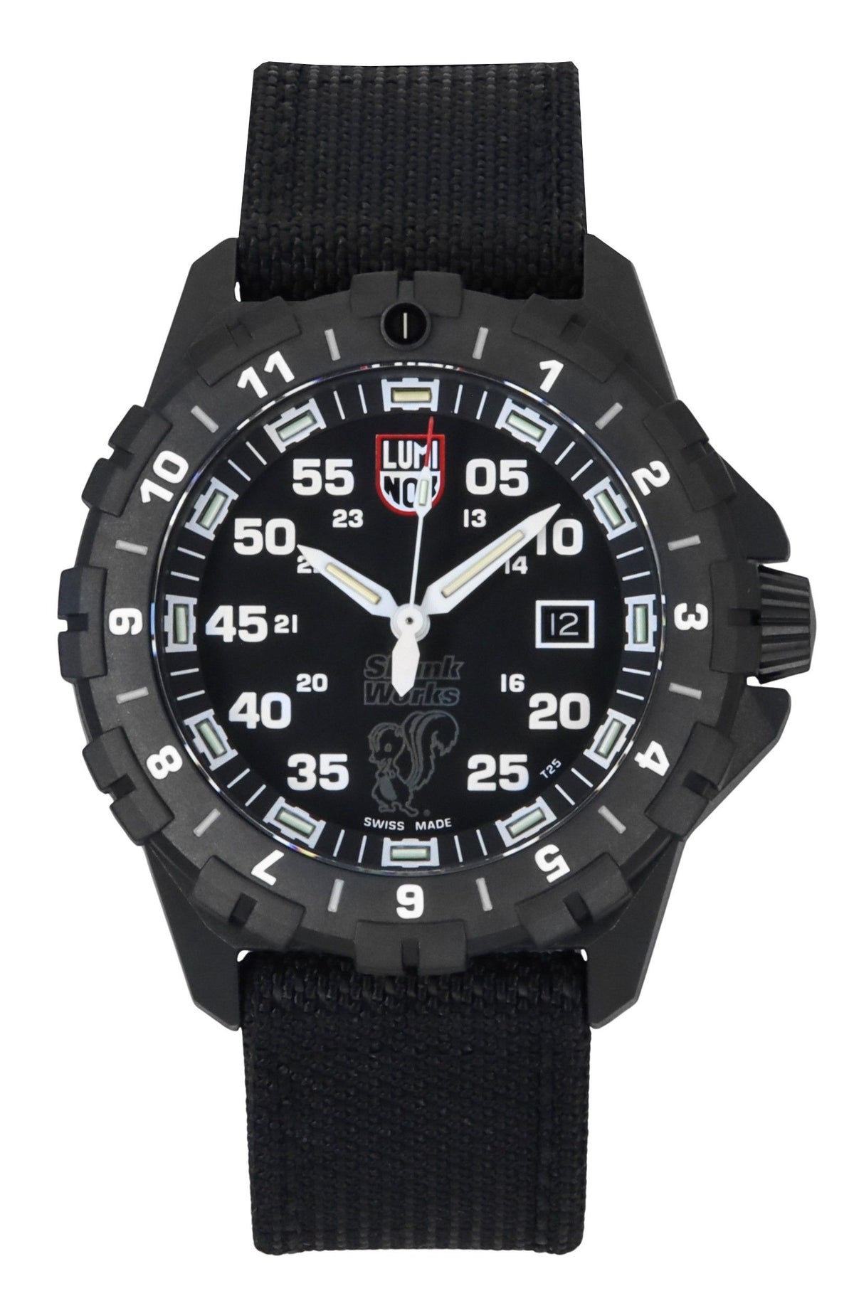 Luminox F117 Nighthawk Skunk Works Heritage Pilot Kevlar Strap Black Dial Quartz XA.6442.H.SET 200M Men's Watch