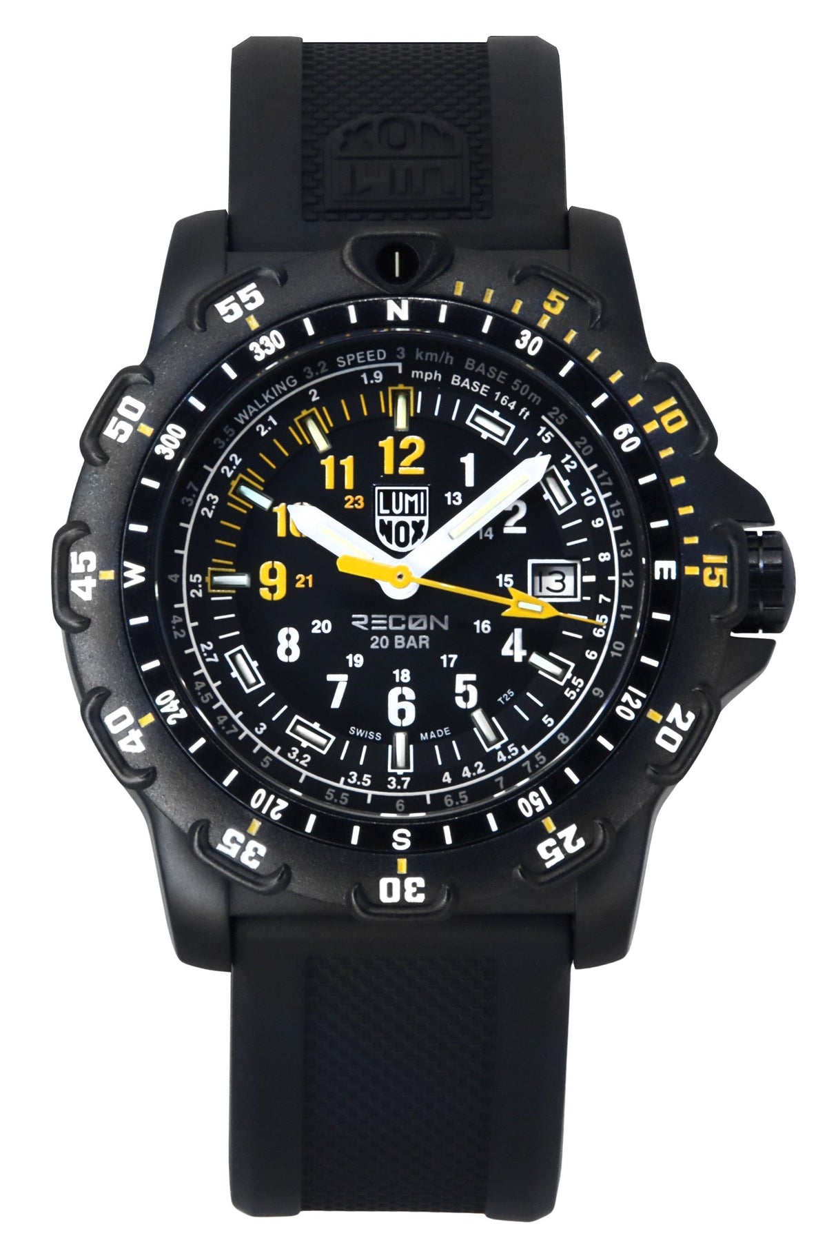 Luminox RECON Point Man Heritage Rubber And Nylon Strap Black Dial Quartz XL.8825.H.SET 100M Men's Watch