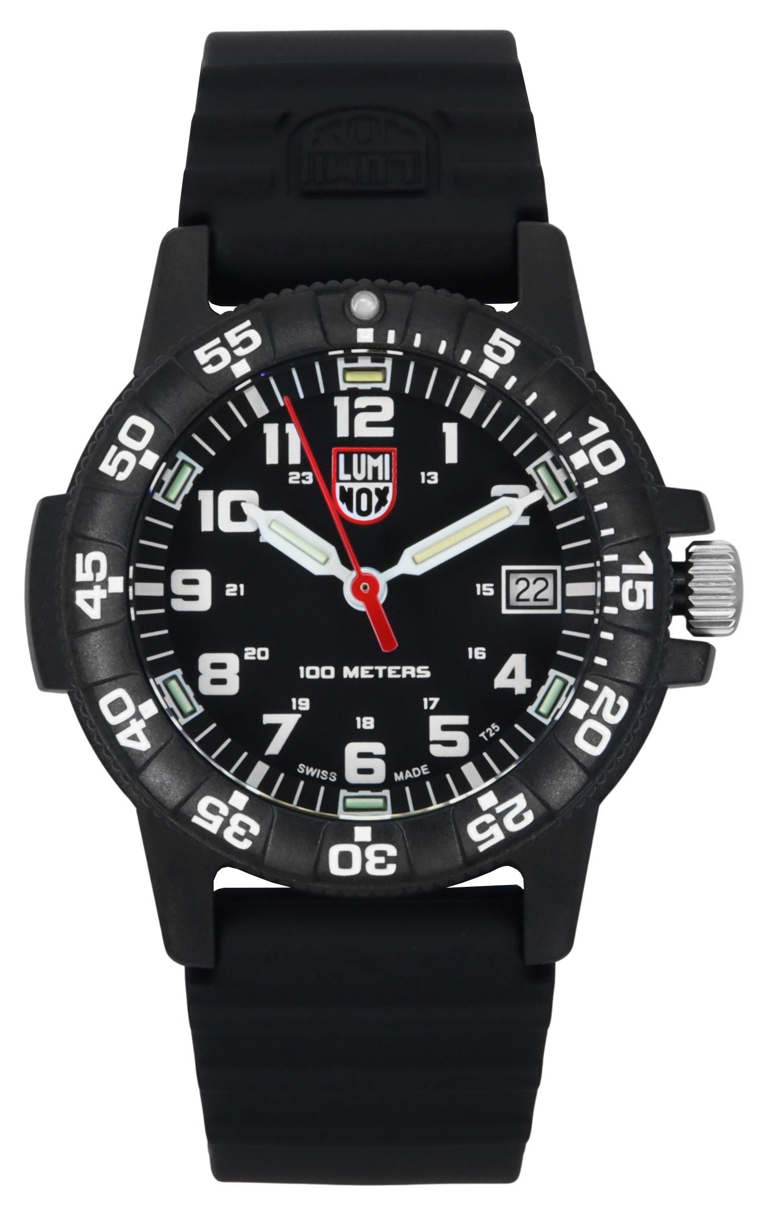 Luminox Leatherback Sea Turtle Silicone Strap Black Dial Quartz XS.0301.L 100M Men's Watch