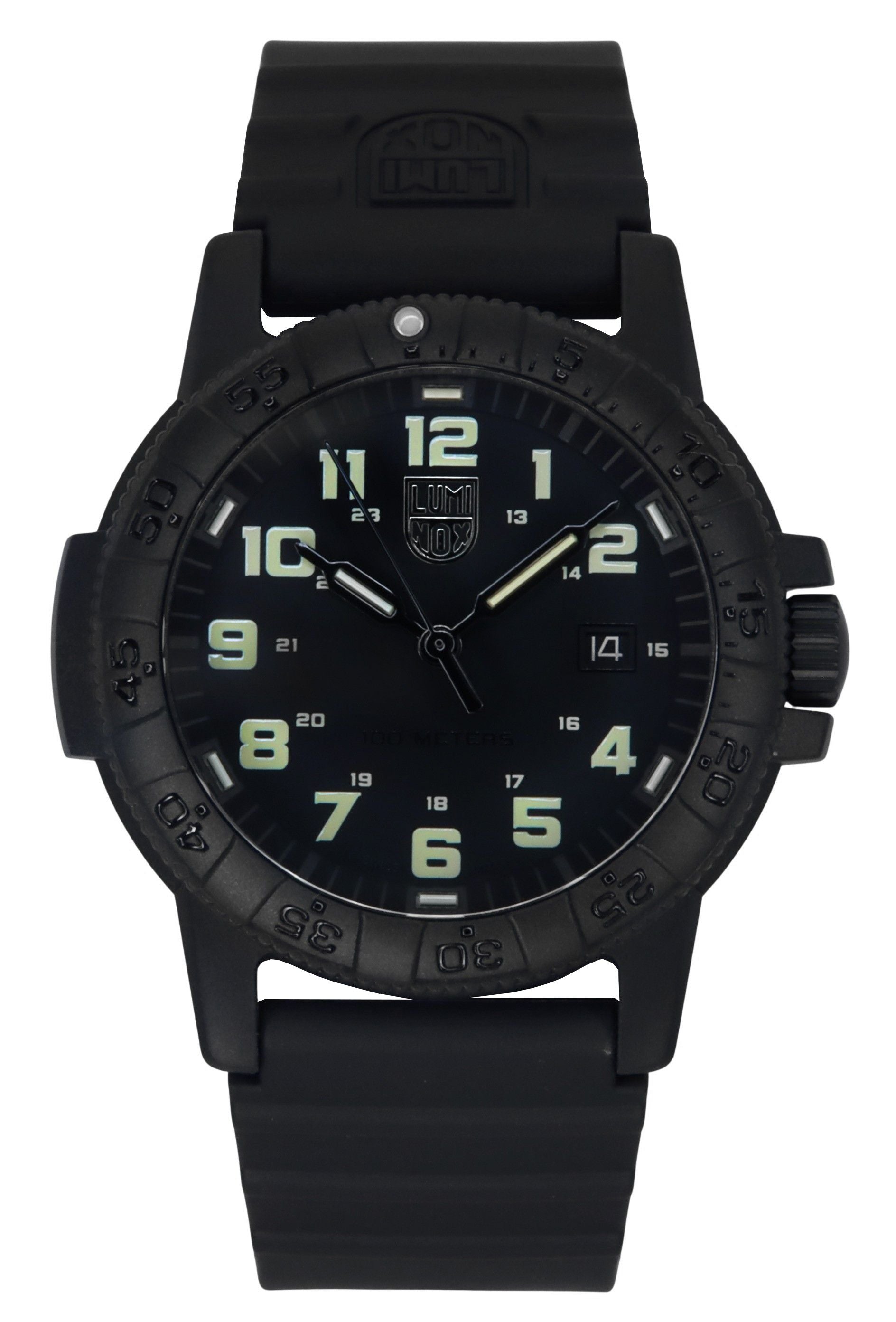 Luminox Leatherback Sea Turtle Giant PU Strap Black Dial Quartz XS.0330 100M Men's Watch