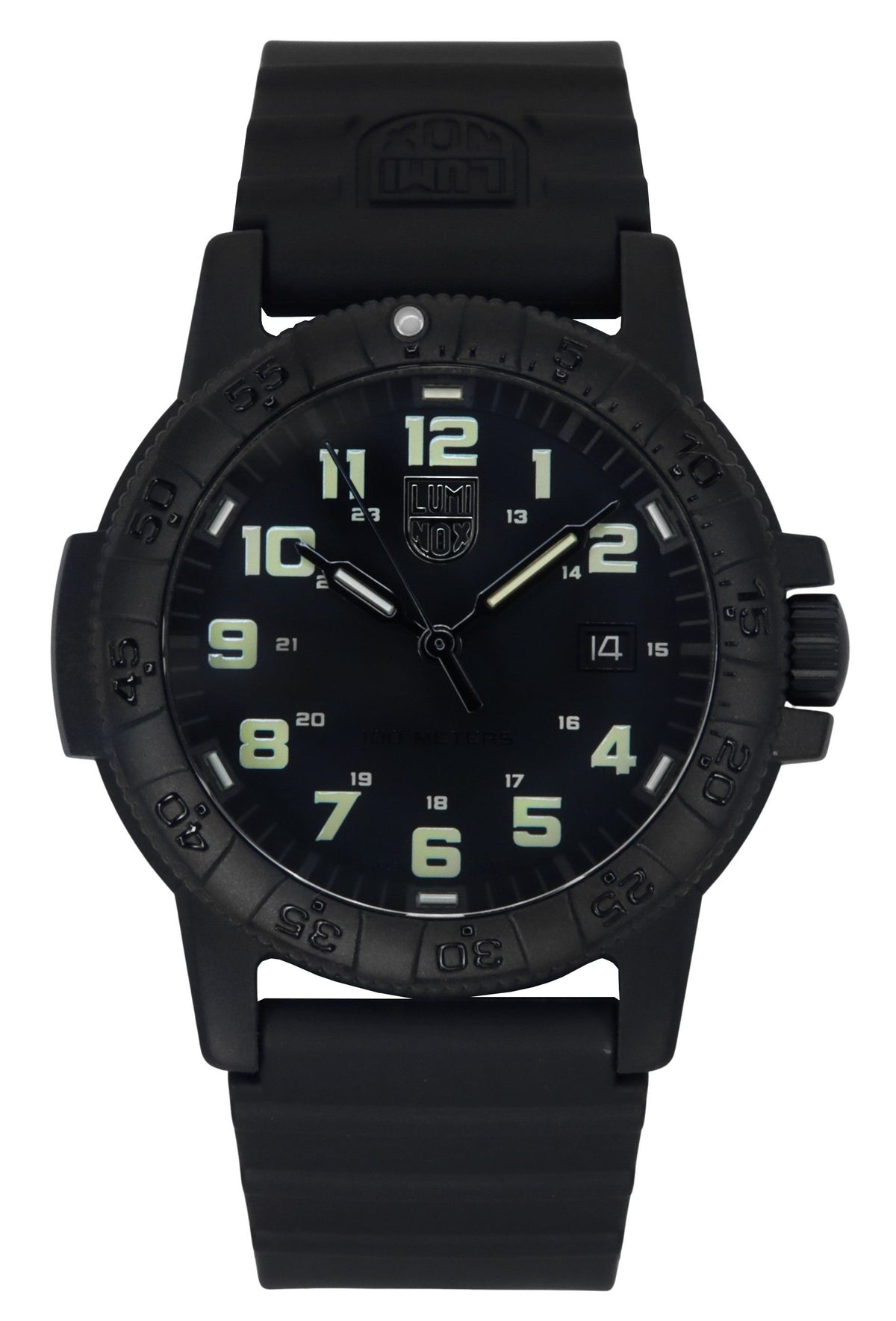 Luminox Leatherback Sea Turtle Giant PU Strap Black Dial Quartz XS.0330 100M Men's Watch