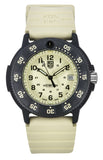 Luminox Original Navy Seal EVO Rubber Strap Beige Dial Quartz Diver's XS.3010.EVO.S 200M Men's Watch