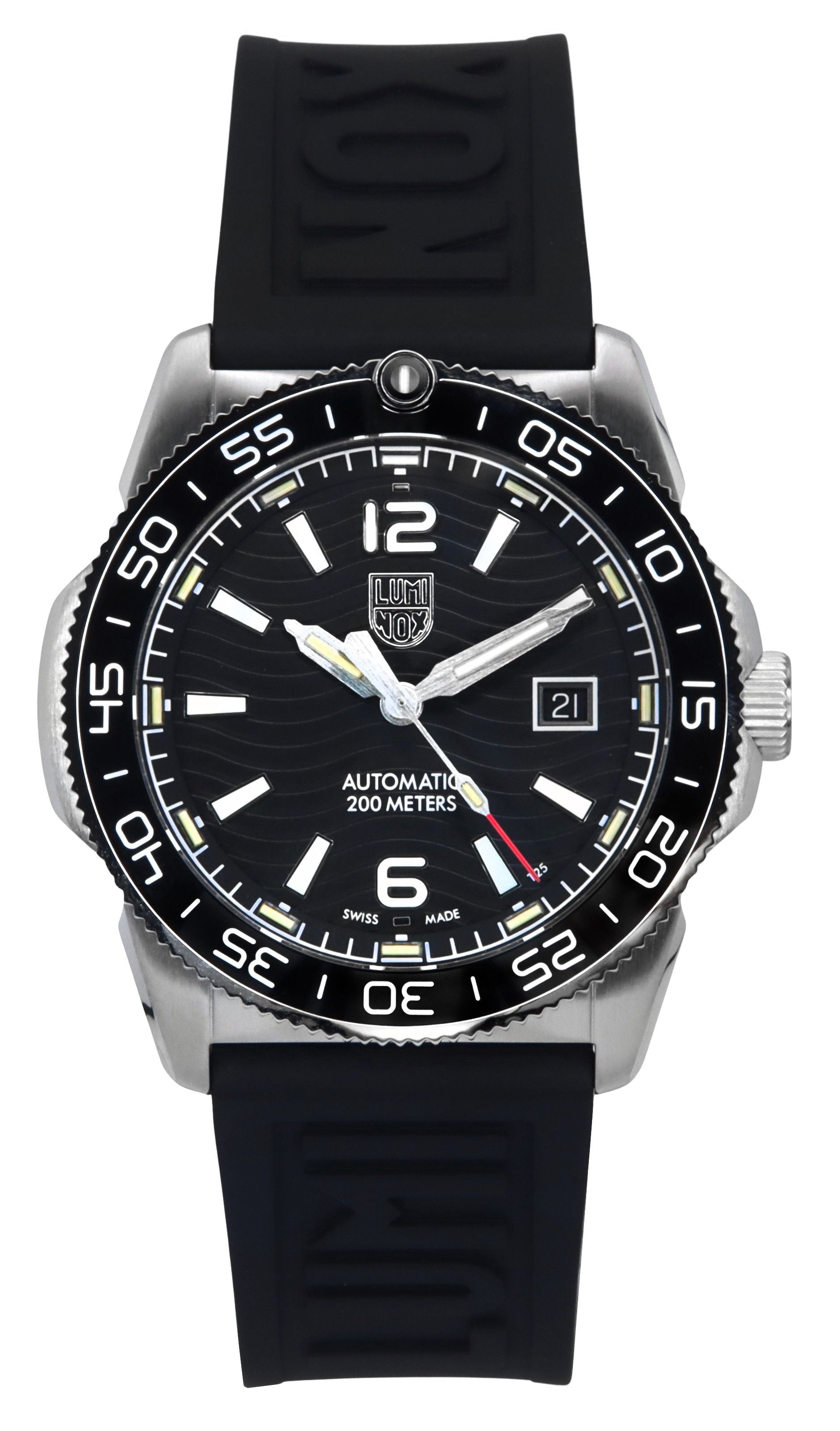 Luminox Pacific Diver Rubber Strap Black Dial Automatic XS.3101 200M Men's Watch