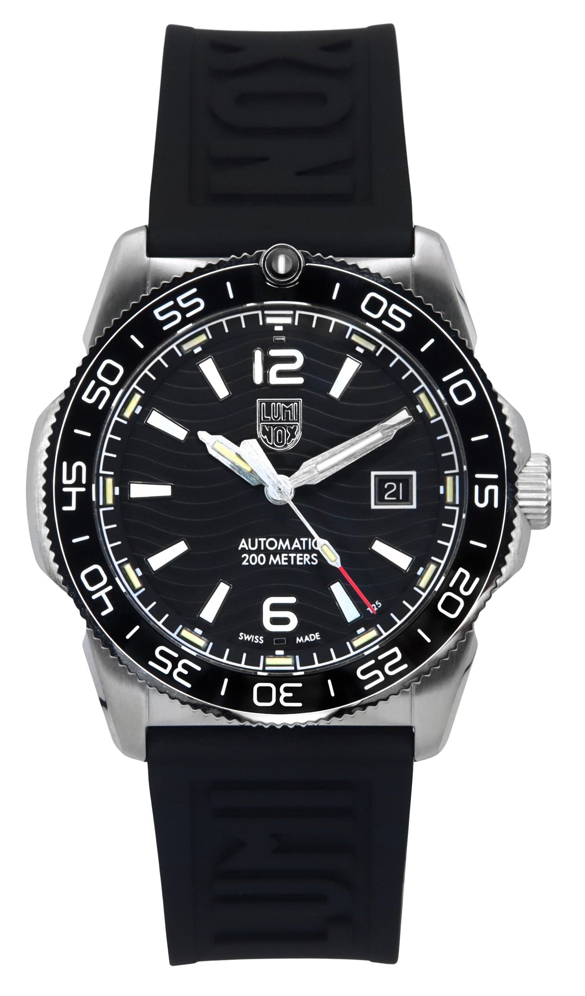 Luminox Pacific Diver Rubber Strap Black Dial Automatic XS.3101 200M Men's Watch
