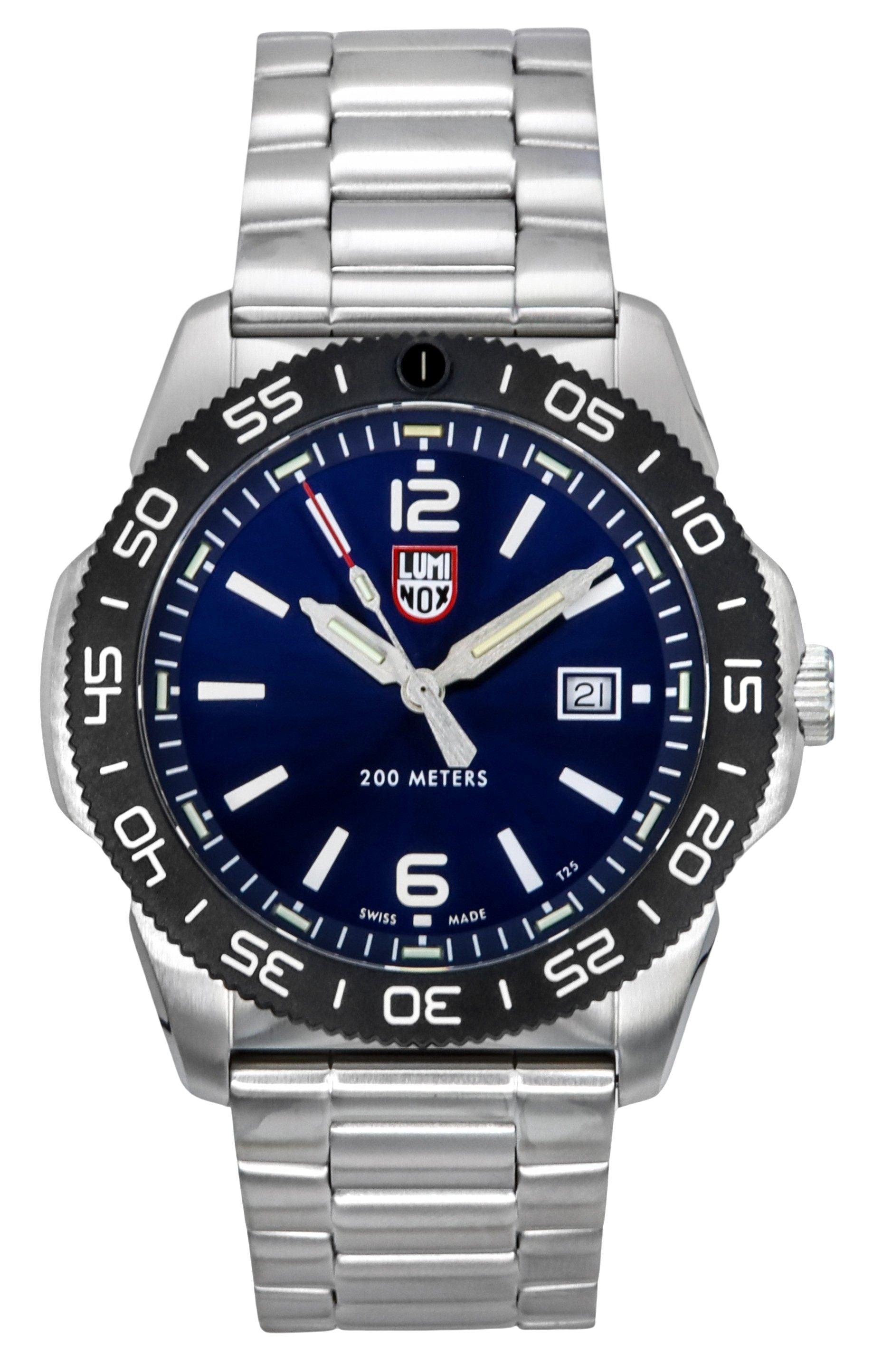 Luminox Pacific Diver Stainless Steel Blue Dial Quartz XS.3123 200M Men's Watch