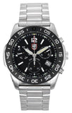 Luminox Pacific Diver Chronograph Stainless Steel Black Dial Quartz XS.3142 200M Men's Watch