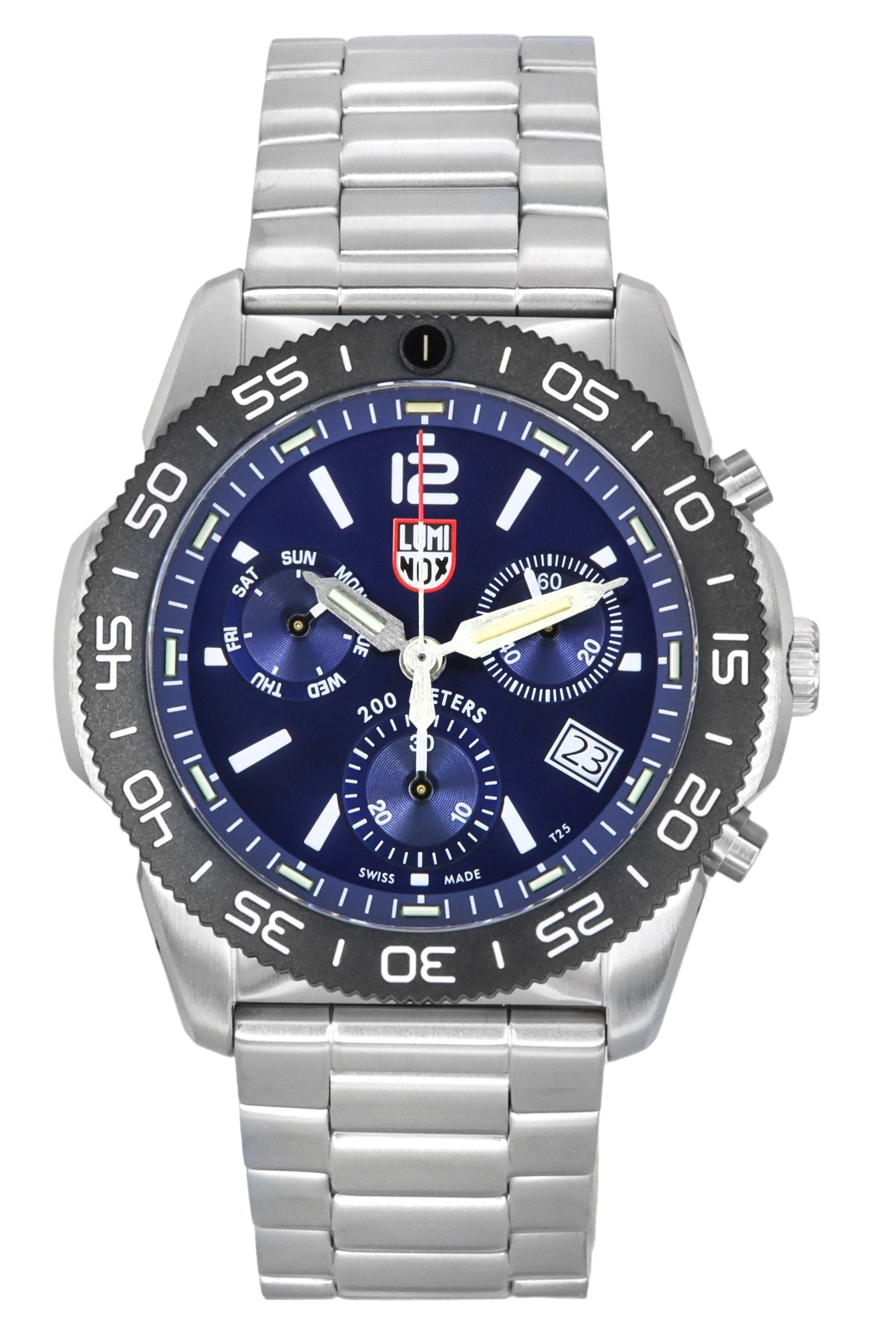 Luminox Pacific Diver Chronograph Stainless Steel Blue Dial Quartz XS.3144 200M Men's Watch