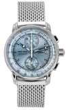 Zeppelin 100 Jahre Ed 1 Chronograph Ice Blue Dial Quartz 8670M4 Men's Watch